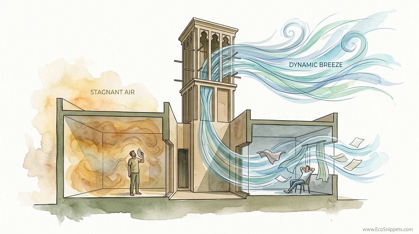 Passive Cooling Without Electricity: The Malqaf