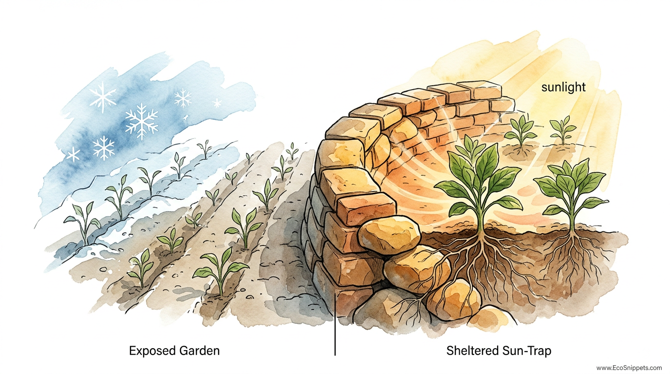 Protecting Plants From Frost With Thermal Mass
