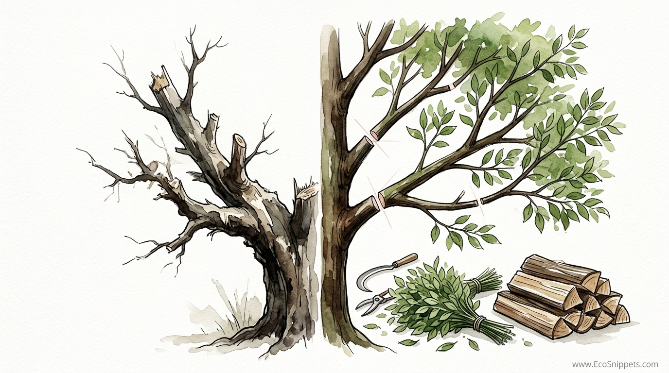 Pruning Trees For Fodder And Fuel