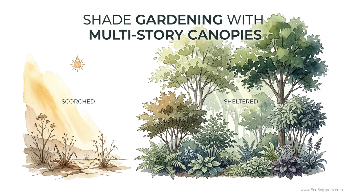 Shade Gardening With Multi-story Canopies