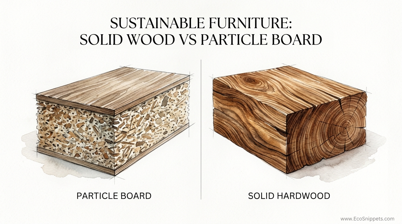 Sustainable Furniture: Solid Wood Vs Particle Board