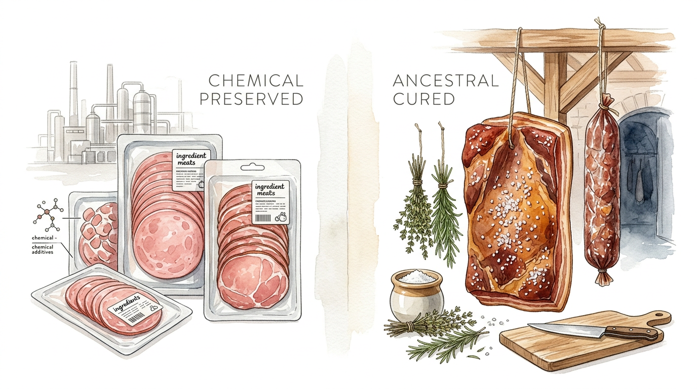 Traditional Salt Curing Meat At Home