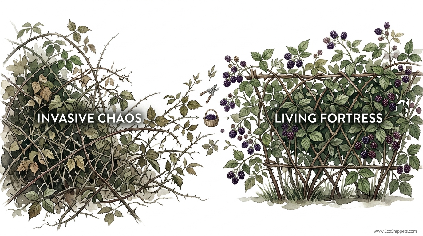 Turning Nuisance Brambles Into A Homestead Asset