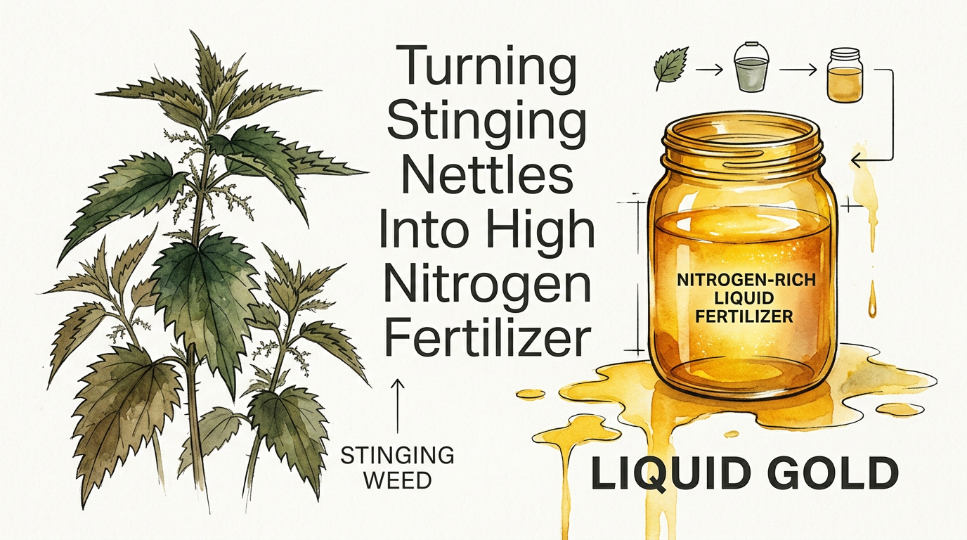 Turning Stinging Nettles Into High Nitrogen Fertilizer