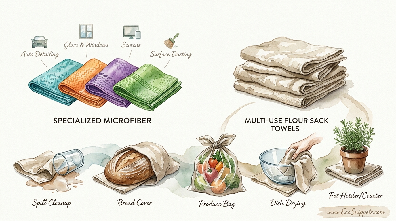 Why Flour Sack Towels Are The Ultimate Zero-waste Tool