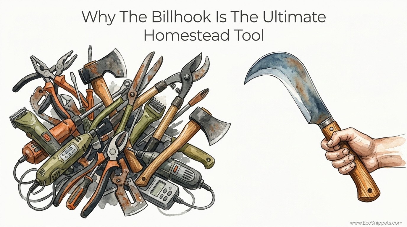 Why The Billhook Is The Ultimate Homestead Tool