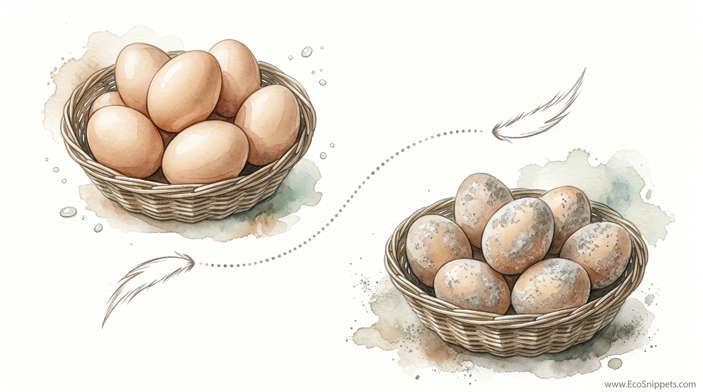 Why You Shouldn't Wash Fresh Eggs