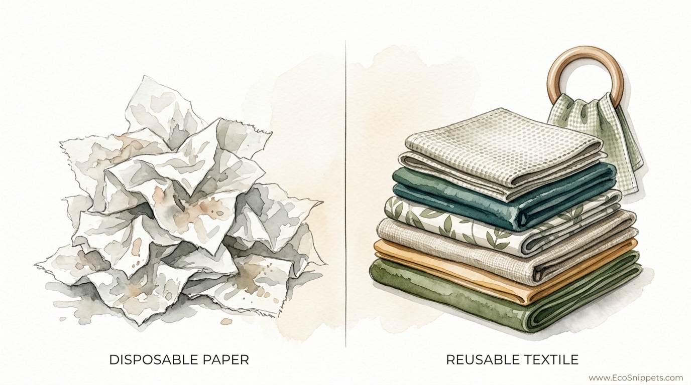 Zero Waste Paper Towel Alternatives