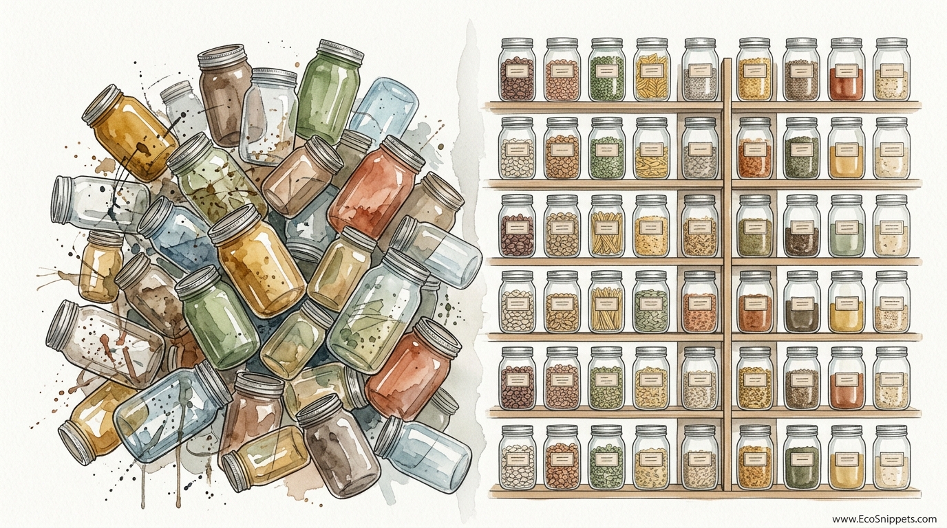 Best Way To Organize Mason Jars