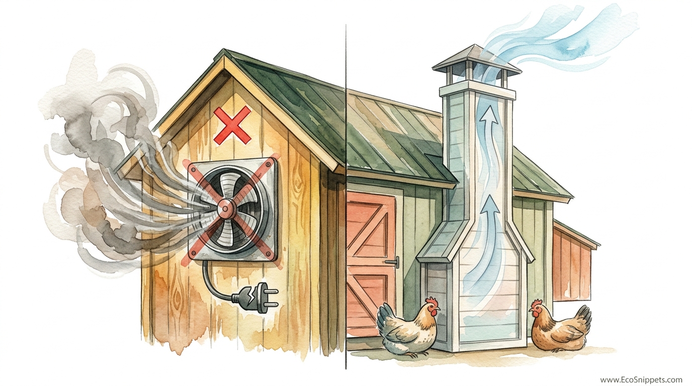 DIY Passive Ventilation For Chicken Coops