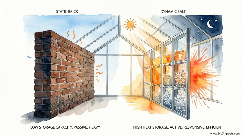 Dynamic Thermal Mass For Greenhouses