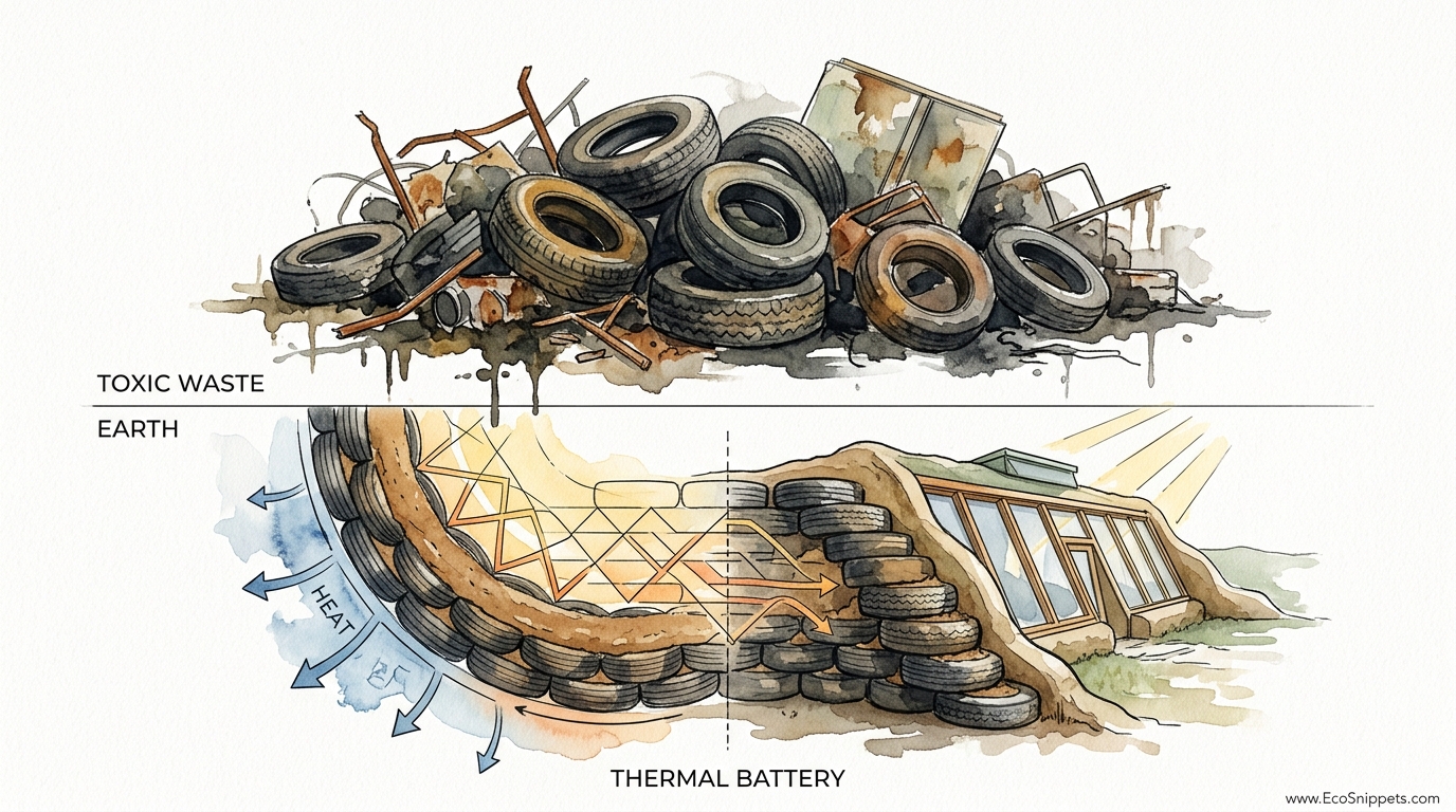 Earthship Building With Recycled Tires
