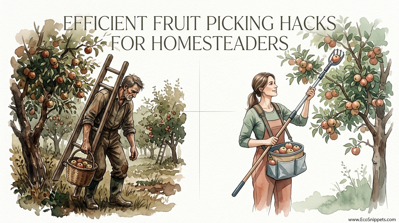 Efficient Fruit Picking Hacks For Homesteaders
