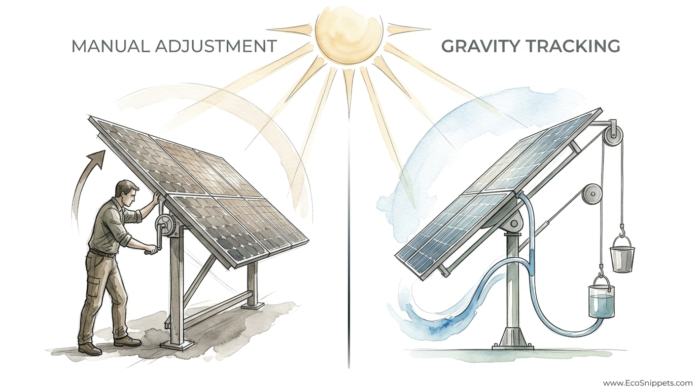 Gravity Powered Solar Tracking Guide