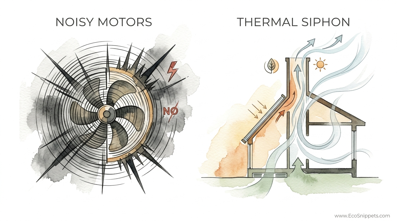 How To Cool Your Home Without Electricity - Solar Chimneys