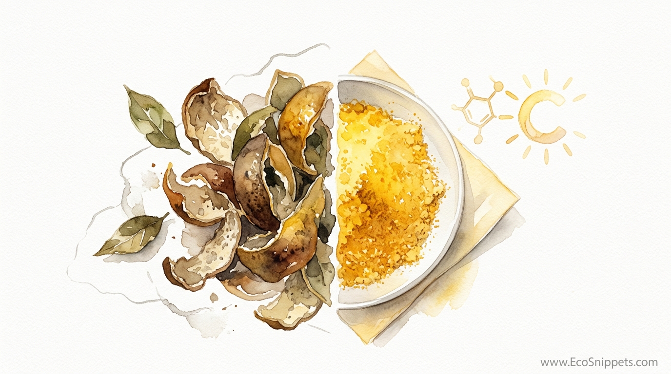 How To Make Citrus Peel Powder For Vitamin C