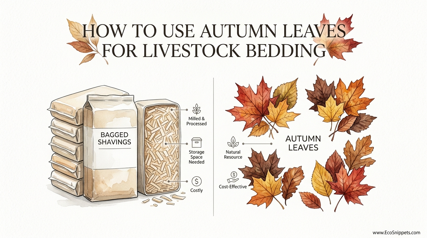How To Use Autumn Leaves For Livestock Bedding