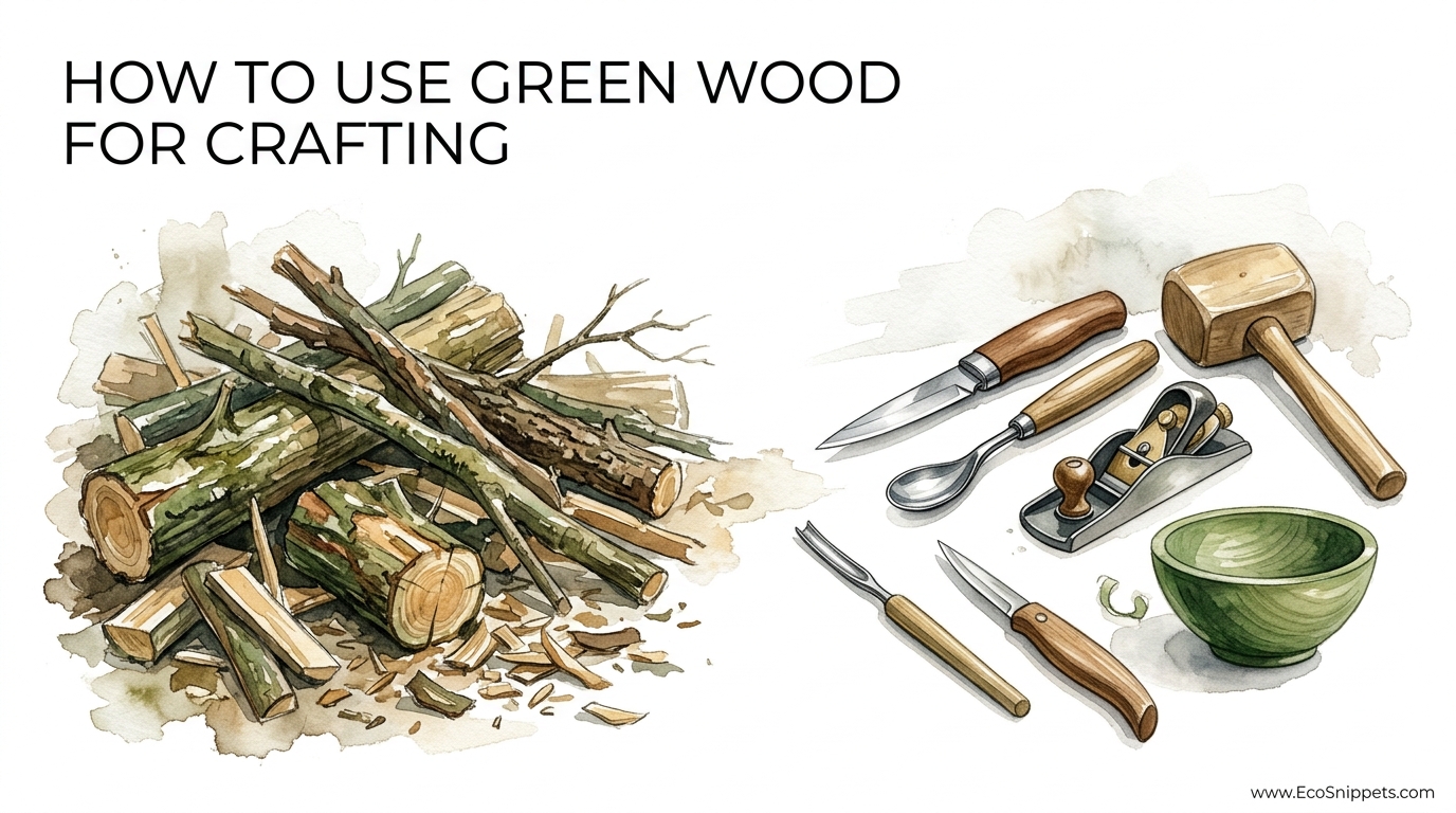 How To Use Green Wood For Crafting