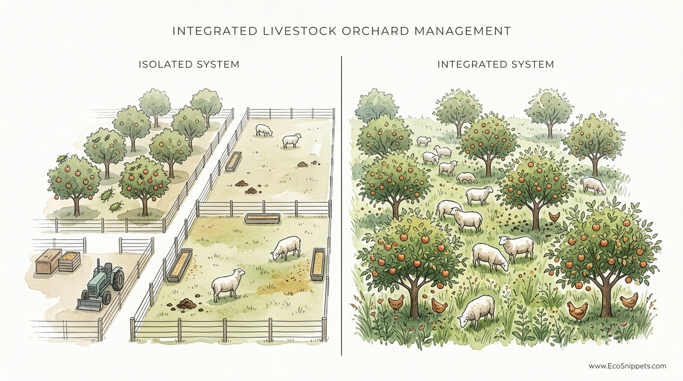 Integrated Livestock Orchard Management