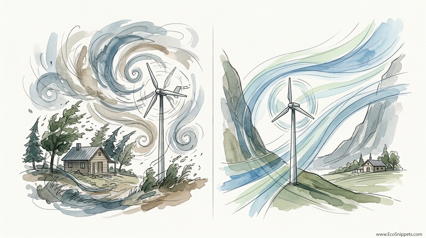 Micro Wind Turbine Placement For Homesteaders