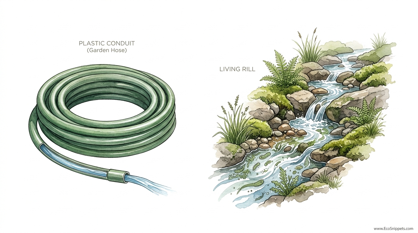 Natural Backyard Water Transport Systems