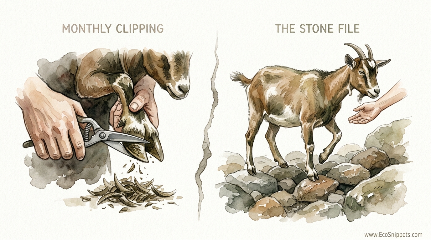 Natural Goat Hoof Care: The Rocky Path Method
