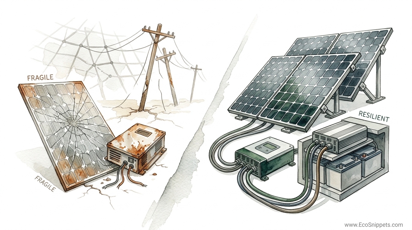 Off Grid Solar System Resilience