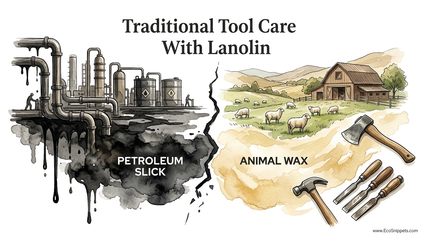Traditional Tool Care With Lanolin