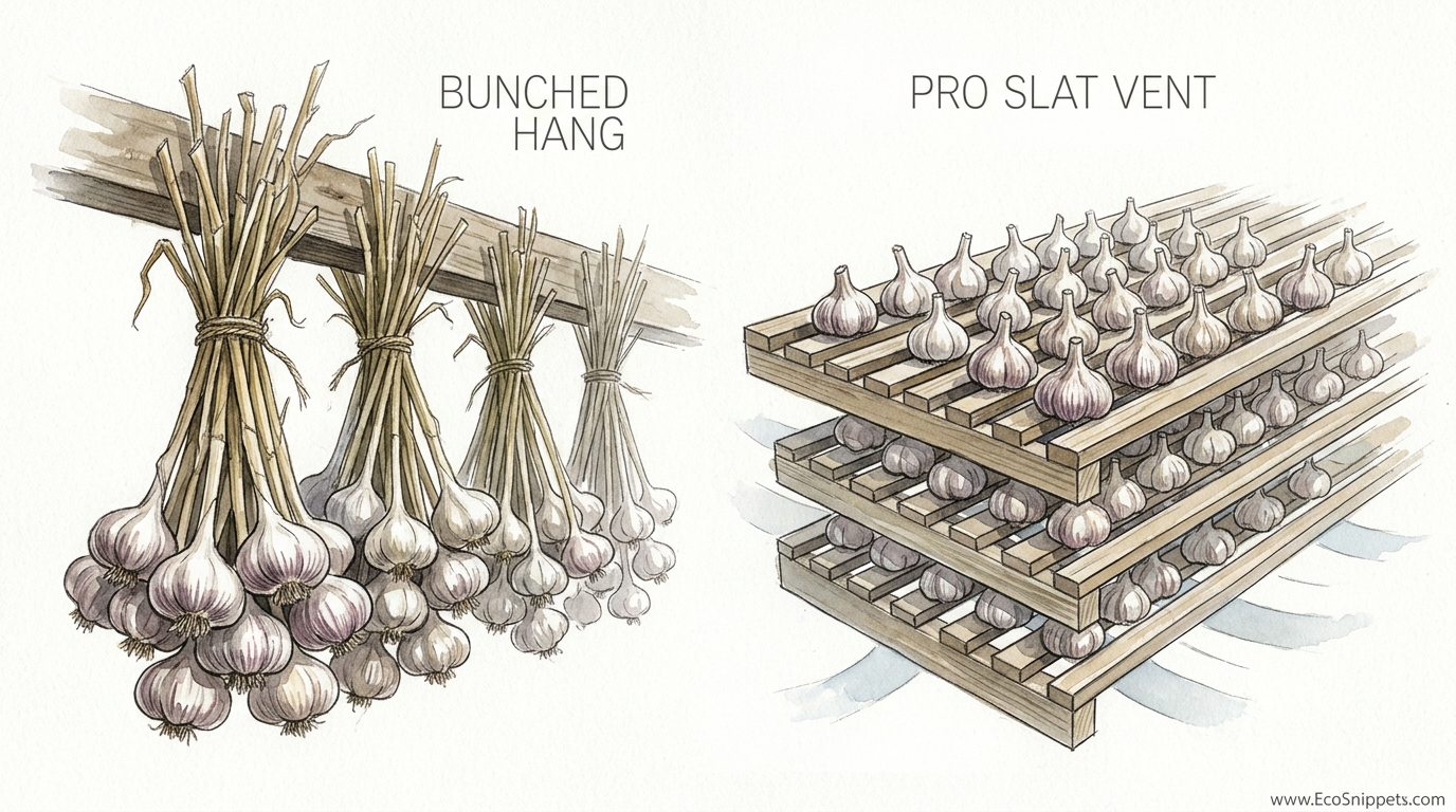 How To Cure Garlic For Long Term Storage