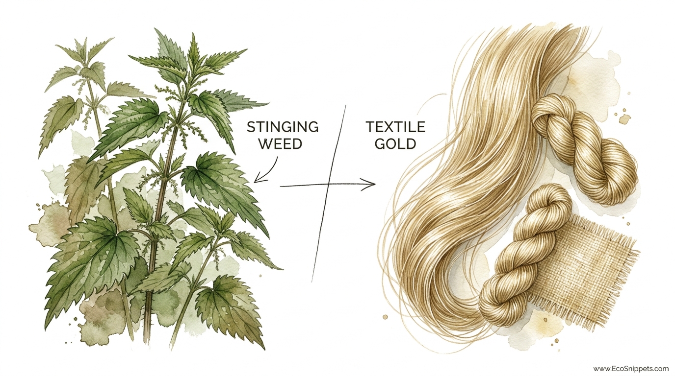 How To Make Textile Fiber From Stinging Nettles