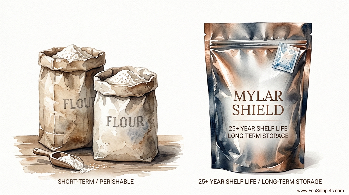 How To Store Flour For 25 Years