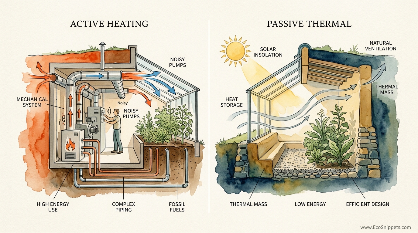 Passive Solar Pit Greenhouse Design
