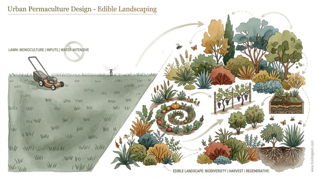 Urban Permaculture Design - Edible Landscaping