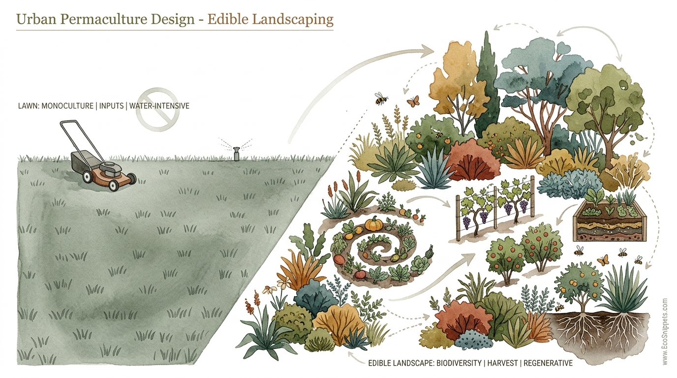 Urban Permaculture Design - Edible Landscaping