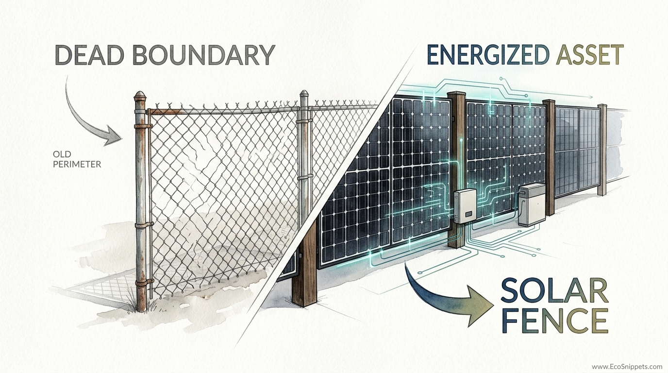 How To Build A DIY Solar Panel Fence