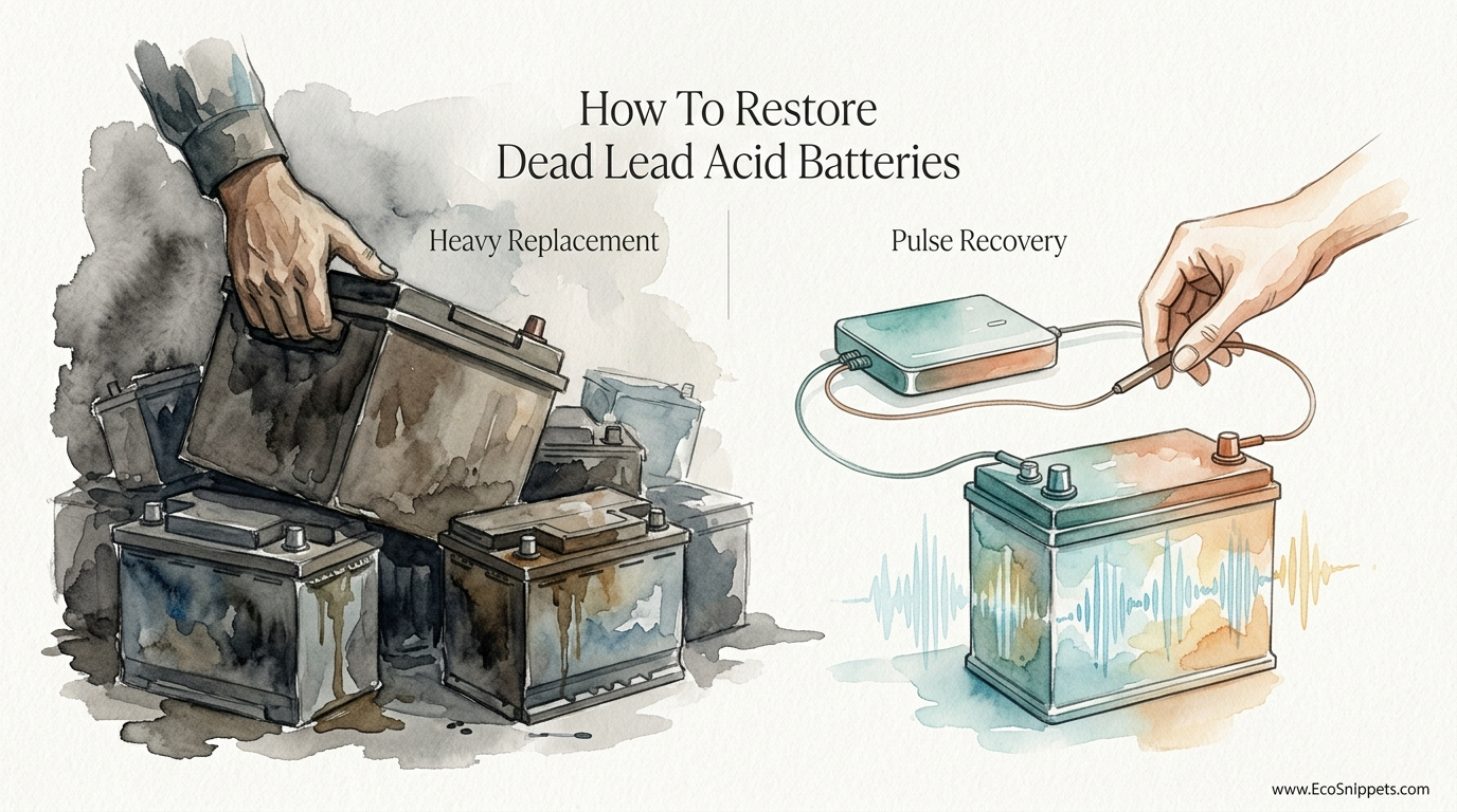 How To Restore Dead Lead Acid Batteries