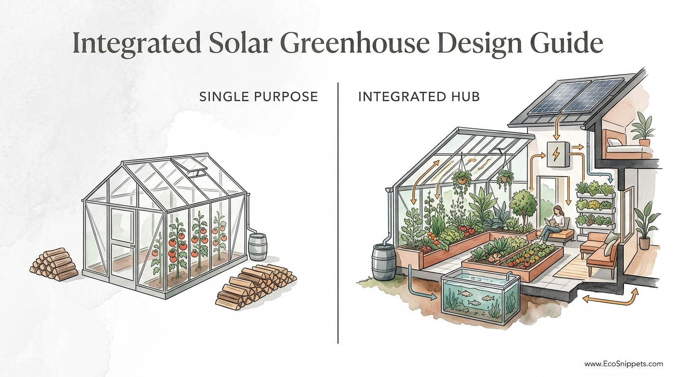 Integrated Solar Greenhouse Design Guide