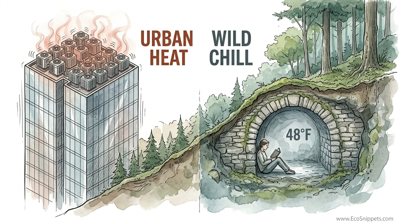 Passive Cooling Earth Vault DIY