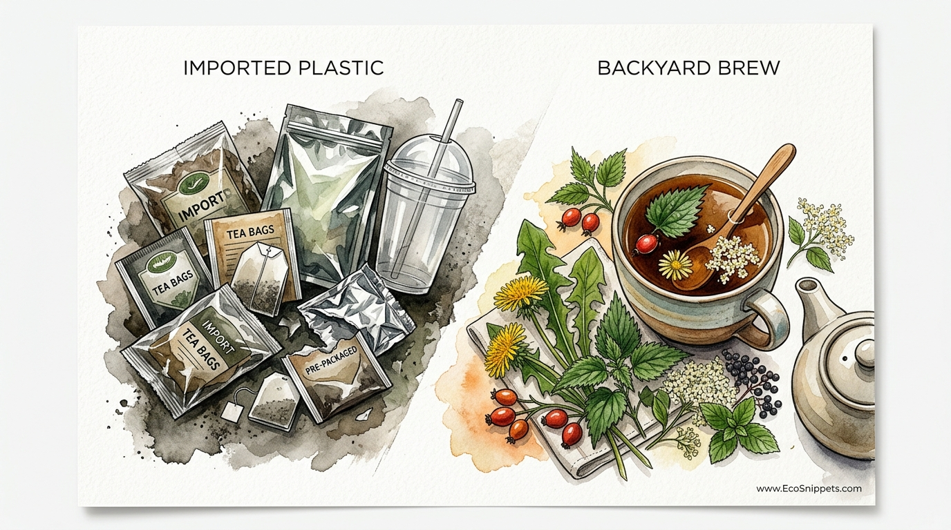 Foraged Backyard Tea Recipes