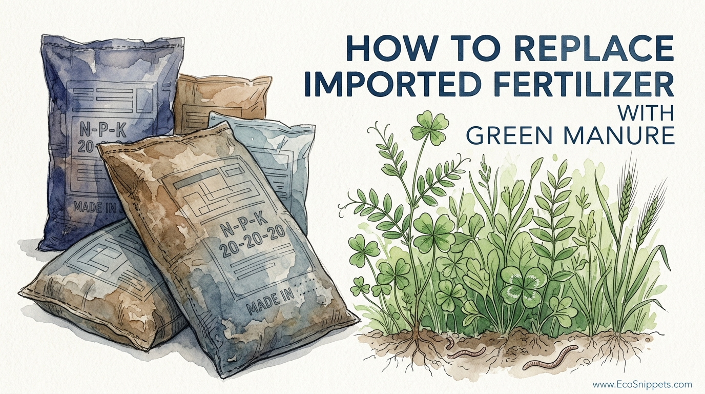 How To Replace Imported Fertilizer With Green Manure