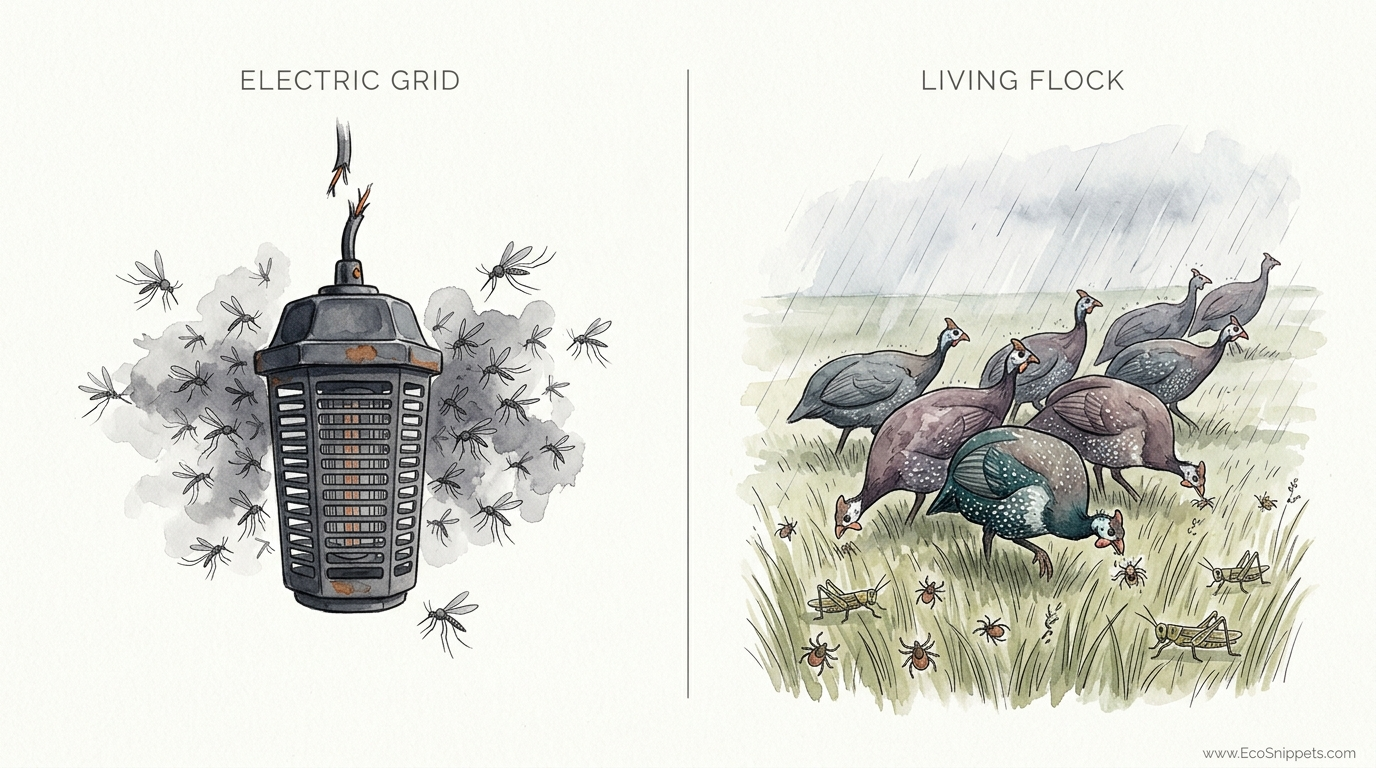 Natural Tick And Pest Management With Guinea Fowl