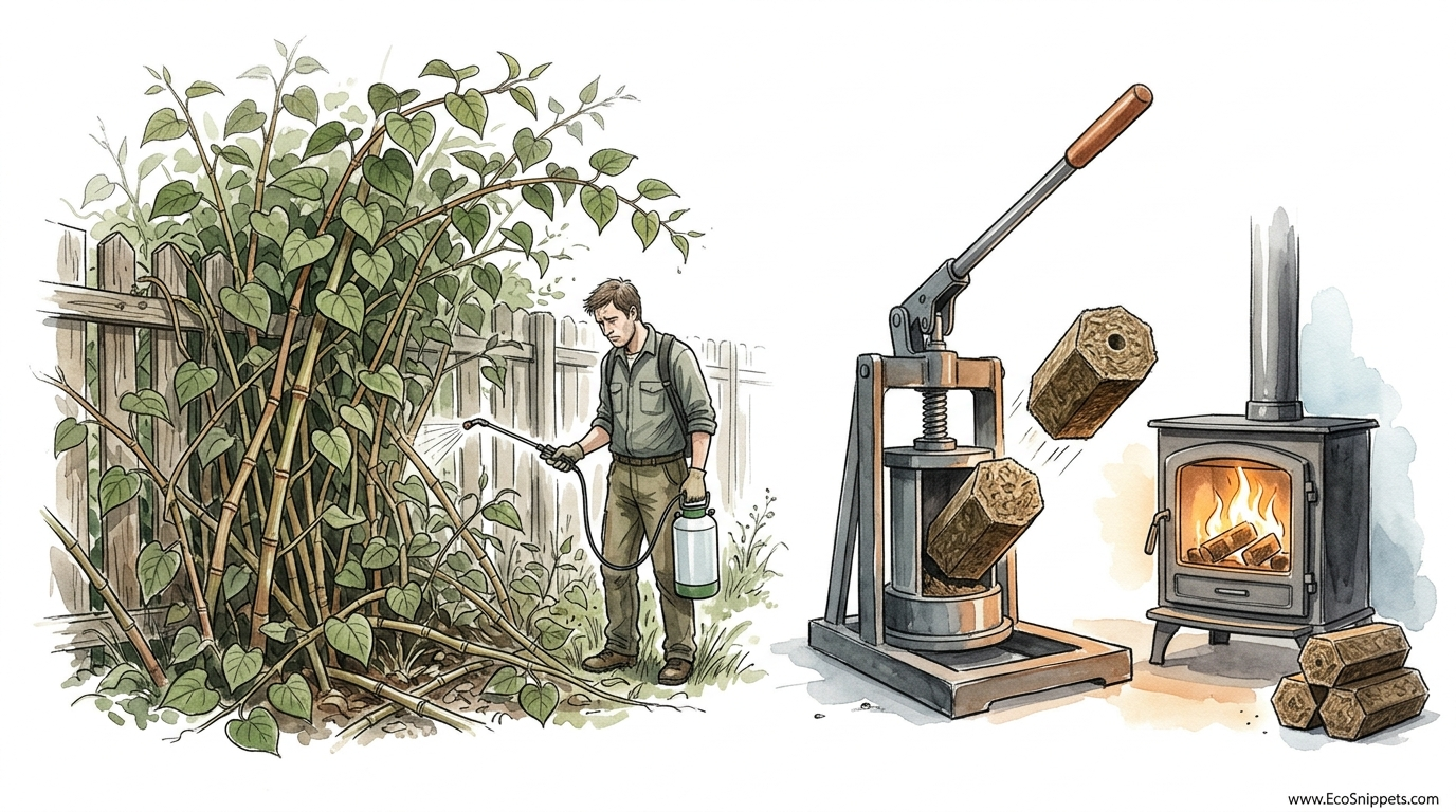 Turning Invasive Japanese Knotweed Into Fuel